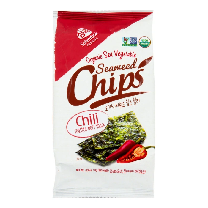 Sahm Yook Mořské řasy Nori pražené s příchutí chilli 4g
