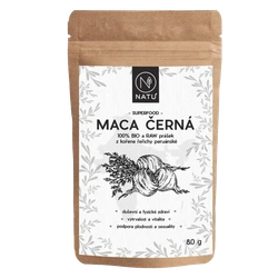 NATU Maca černá prášek 80 g BIO