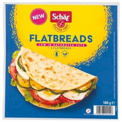 Schar Chlebové placky FLATBREATS bez lepku 180g(4x45g)