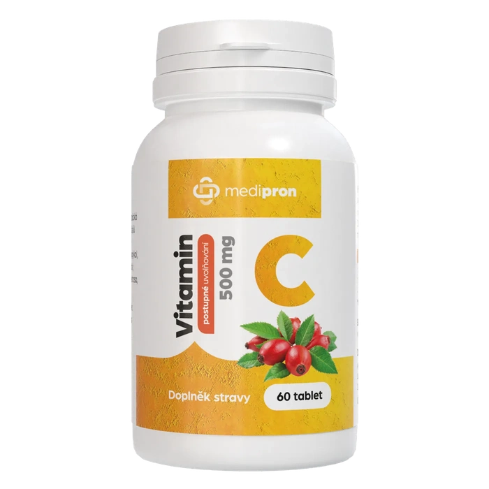 medipron Vitamin C 500 mg se šípky 60 tablet