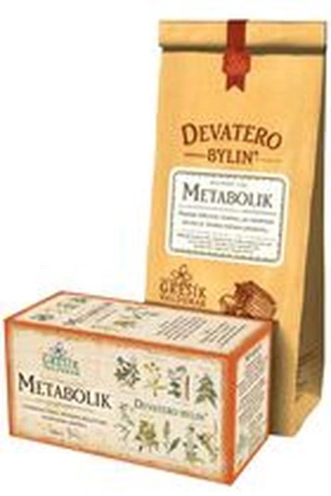 GREŠÍK Devatero bylin Metabolik čaj n.s. 20 x 1,5 g