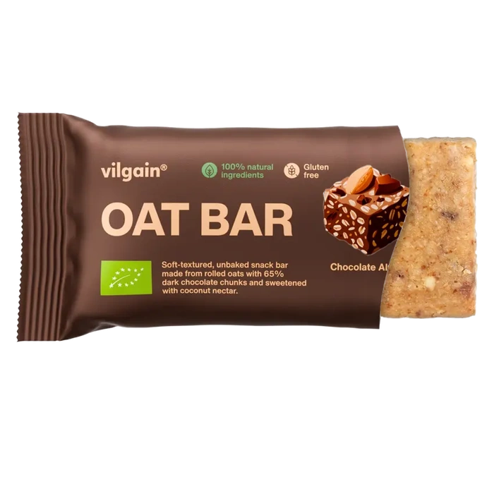 Vilgain Oat Bar BIO mandle a čokoláda 50 g