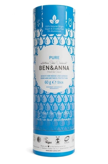 Ben & Anna Tuhý deodorant BIO 60 g - bez vůně