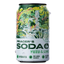 Prager's Soda Yuzu a limeta 330 ml