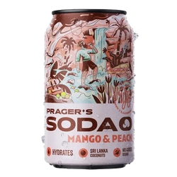 Prager's Soda Mango a broskev 330 ml