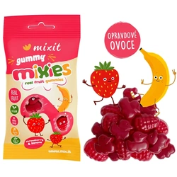 Mixit Bonbony Gummy Mixies jahoda + banán 35 g