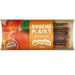 Ovocňák Ovocné plátky jablko meruňka 20 g