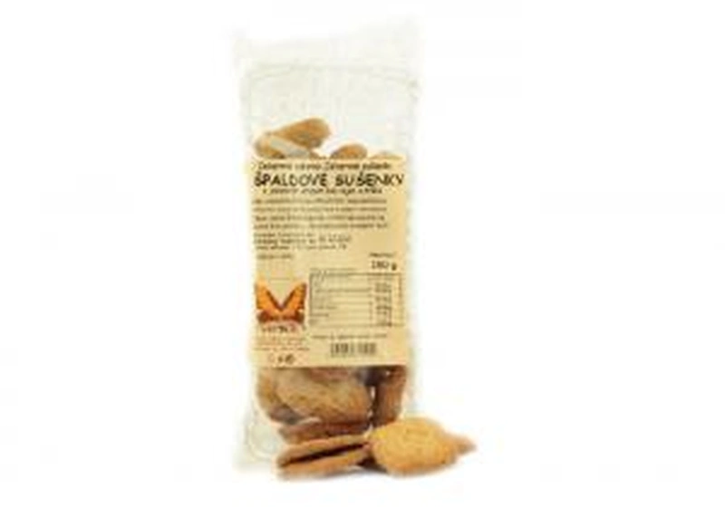 Natural Jihlava Špaldové sušenky celozrnné s javorovým sirupem 150 g