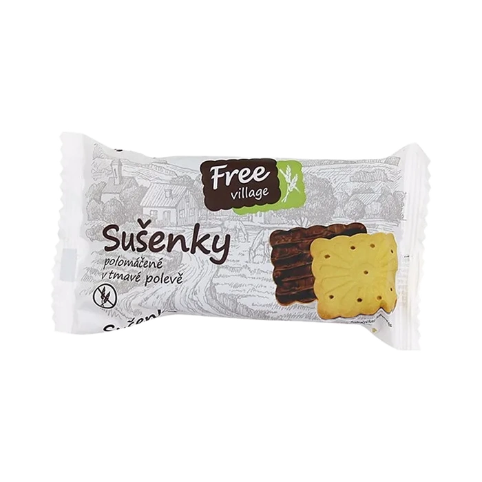 Free Village Sušenky polomáčené 80 g BLP