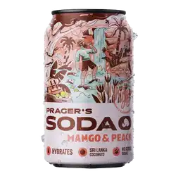 Prager's Soda Mango a broskev 330 ml