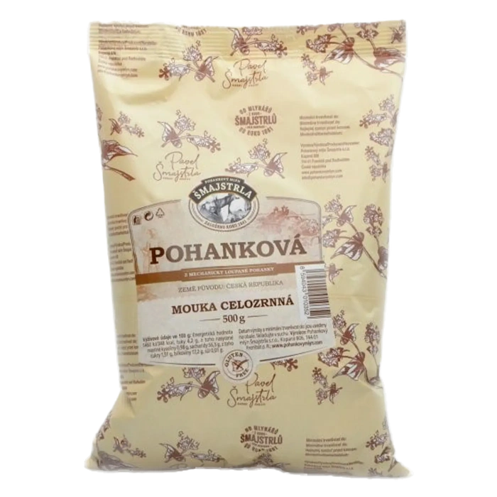 Šmajstrla Pohanková mouka celozrnná 500 g