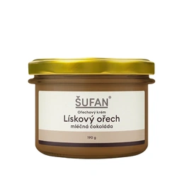 Šufan Krém Lískový ořech s mléčnou čokoládou 190 g
