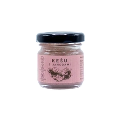 NATU Kešu krém s jahodami mini 30 g
