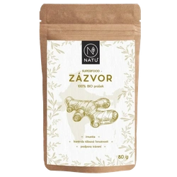 NATU Zázvor prášek 80g BIO