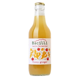 Bacilli Fermentovaná limonáda Fizzy ginger 330 ml BIO