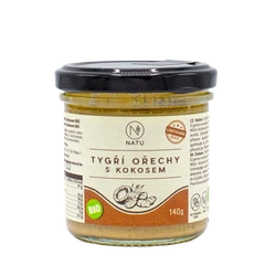 NATU Krém z tygřích ořechů s kokosem 140 g BIO