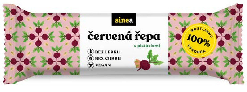 Sinea Tyčinka s červenou řepou a pistáciemi 40g