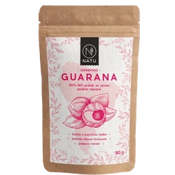 NATU Guarana prášek 80 g BIO