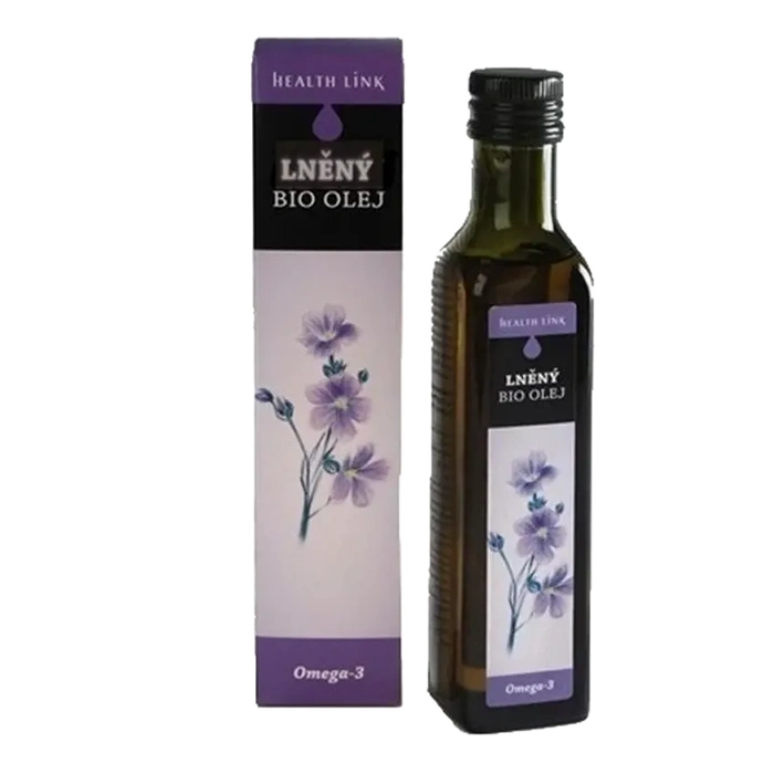 Health Link Lněný olej 250 ml BIO