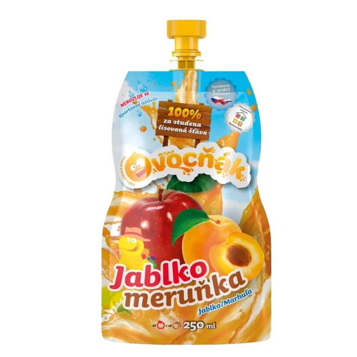 Ovocňák Mošt jablko meruňka 250 ml
