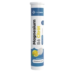 medipron Magnesium B6 citrát 20 šumivých tablet