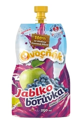 Ovocňák Mošt jablko borůvka 250ml