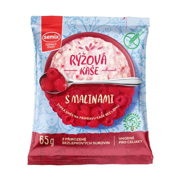 Semix Rýžová kaše s malinami 65g
