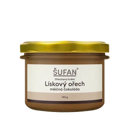Šufan Krém Lískový ořech s mléčnou čokoládou 190 g