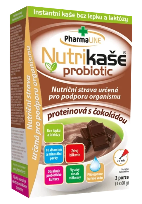 Mogador Nutrikaše Probiotic proteinová s čokoládou 180 g (3x60g)