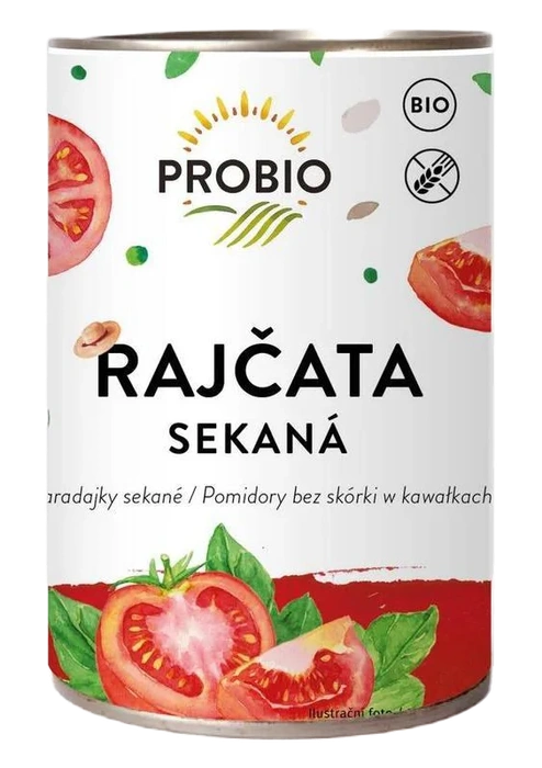 PROBIO Rajčata sekaná sterilovaná 400 g BIO