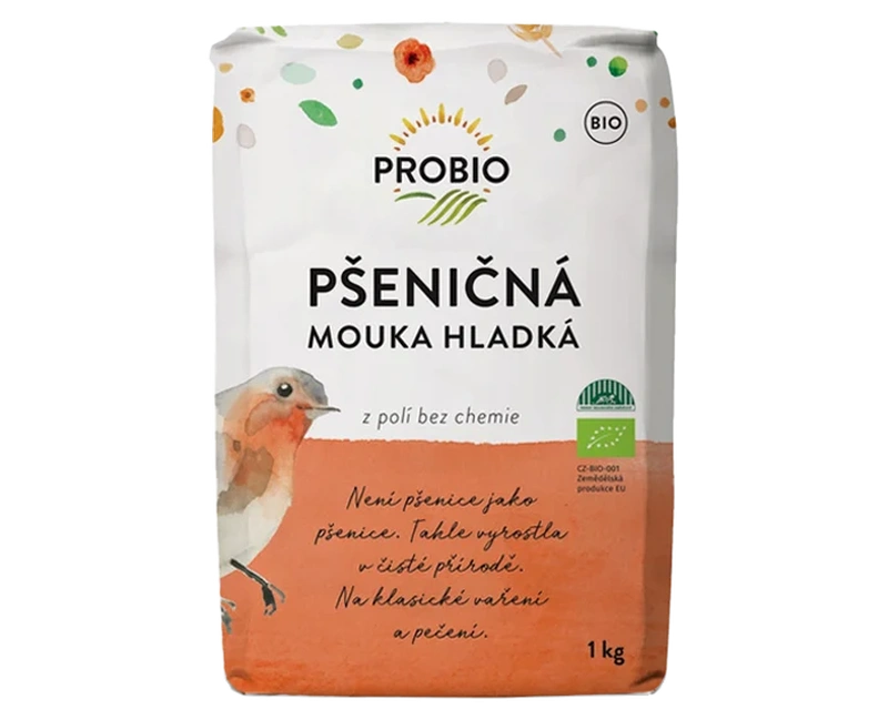 PROBIO Mouka pšeničná hladká 1kg BIO