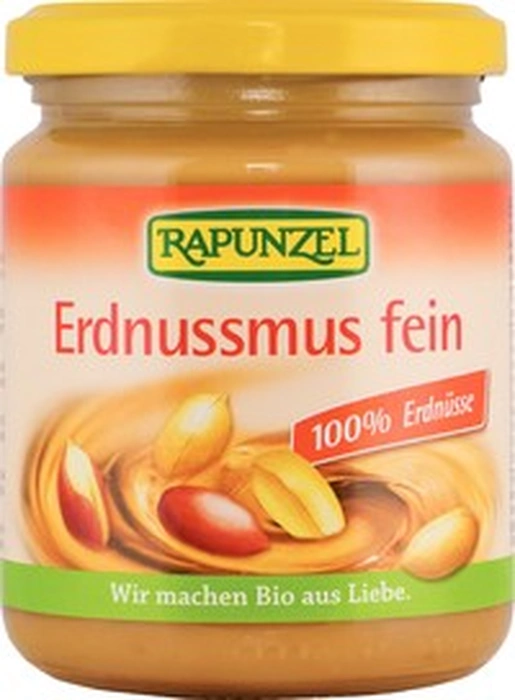 RAPUNZEL pomazánka (pasta) arašídová jemná bio 250g